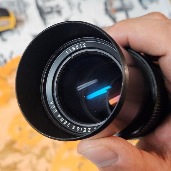 Carl Zeiss Jena DDR Sonnar 135mm F3.5 Prime Lens for M42 Screw Mount - Picture 8 of 13